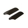 Tail Rotor Blade Set, Carbon Fiber: B450 3D, B400, B450 X -Blade store online BLH1671C A0 O648B9BZ