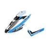 Blade Complete Blue Canopy with Vertical Fin: Nano CP X -Blade store online BLH3318A A0 I9PCYSFM